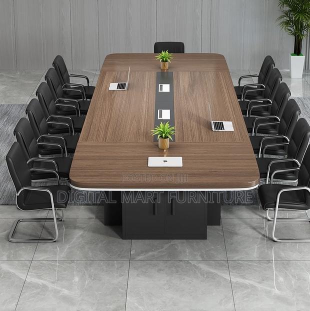 Office Table: 3 Meter Large Management Boardroom Table - thumbnail 5