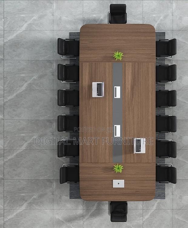Office Table: 3 Meter Large Management Boardroom Table - thumbnail 6
