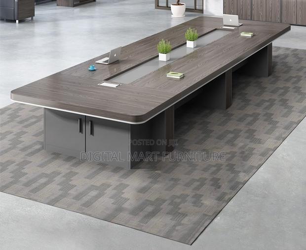 Office Table: 3 Meter Large Management Boardroom Table - thumbnail 8