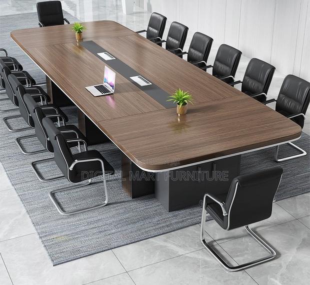 Office Table: 3 Meter Large Management Boardroom Table - thumbnail 10