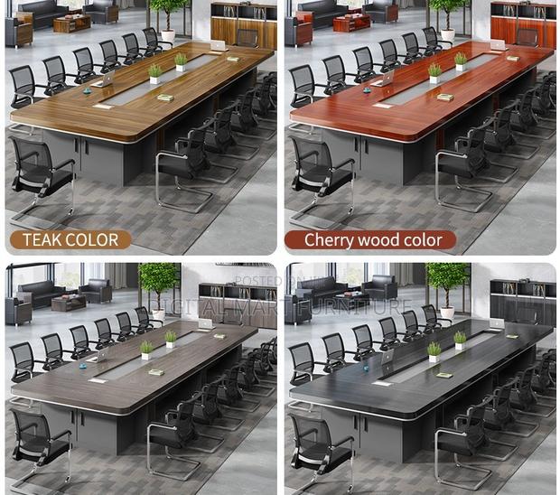 Office Table: 3 Meter Large Management Boardroom Table - thumbnail 11