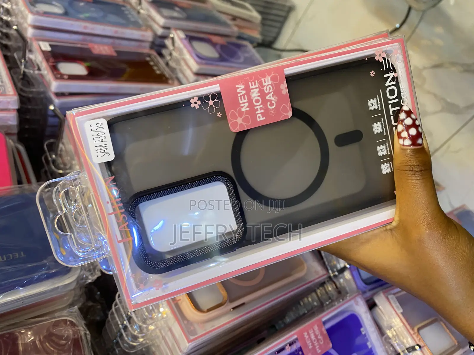 Elzzi Magnetic Designed for Samsung A36 5g Case Translucent Matte