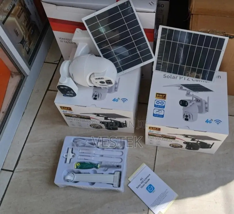 Ubox 6mp Solar Security Camera With Zoom 4g Dual Lens Auto Tracking