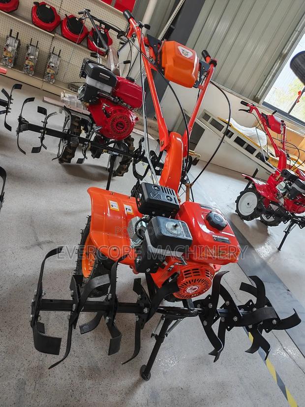 Heavy Duty Petrol 7hp Power Tiller With Accessories. - thumbnail 4