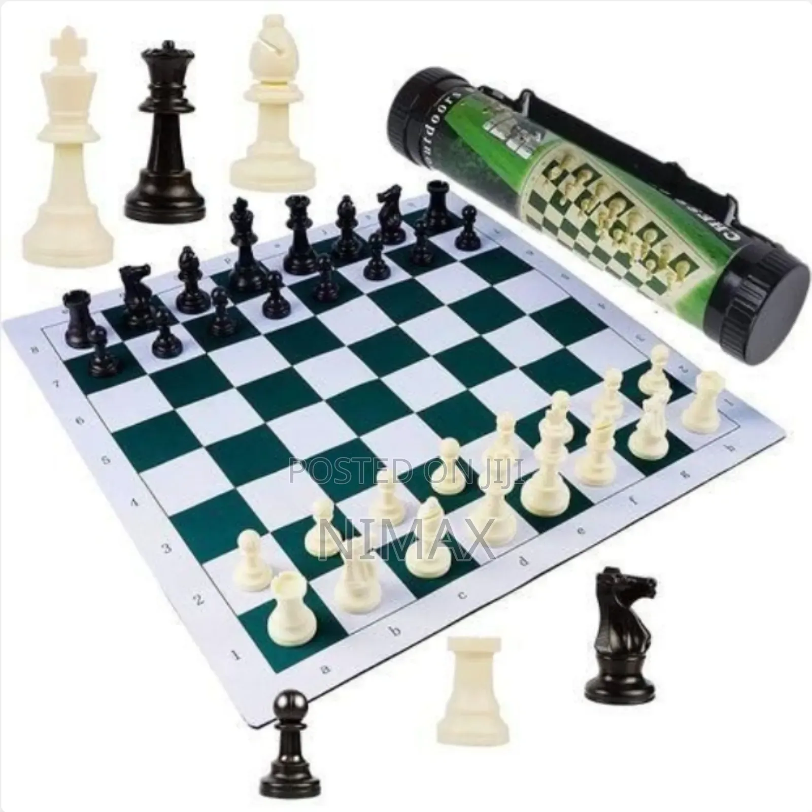 Chess Mat Canvas With Portable Tube