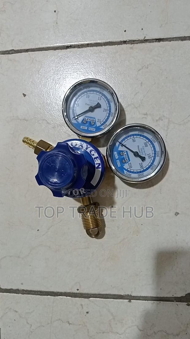 Lego 2 Gauge Single Stage Oxygen Gas Regulator 10bar Max - main view