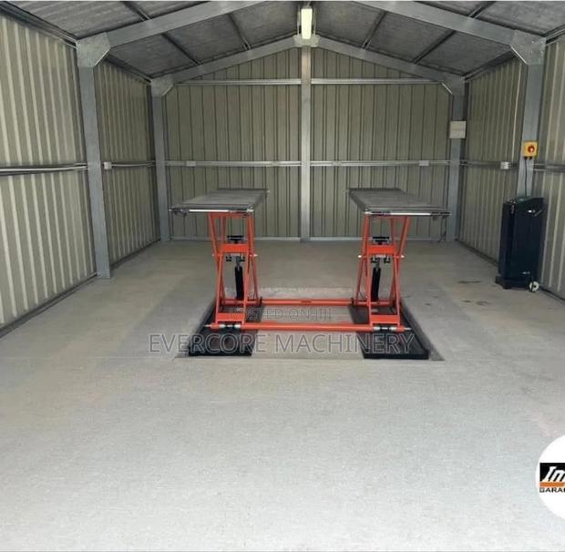 Middle Rise 1.35m Electric Car Lift Machine Fully Hydraulic.