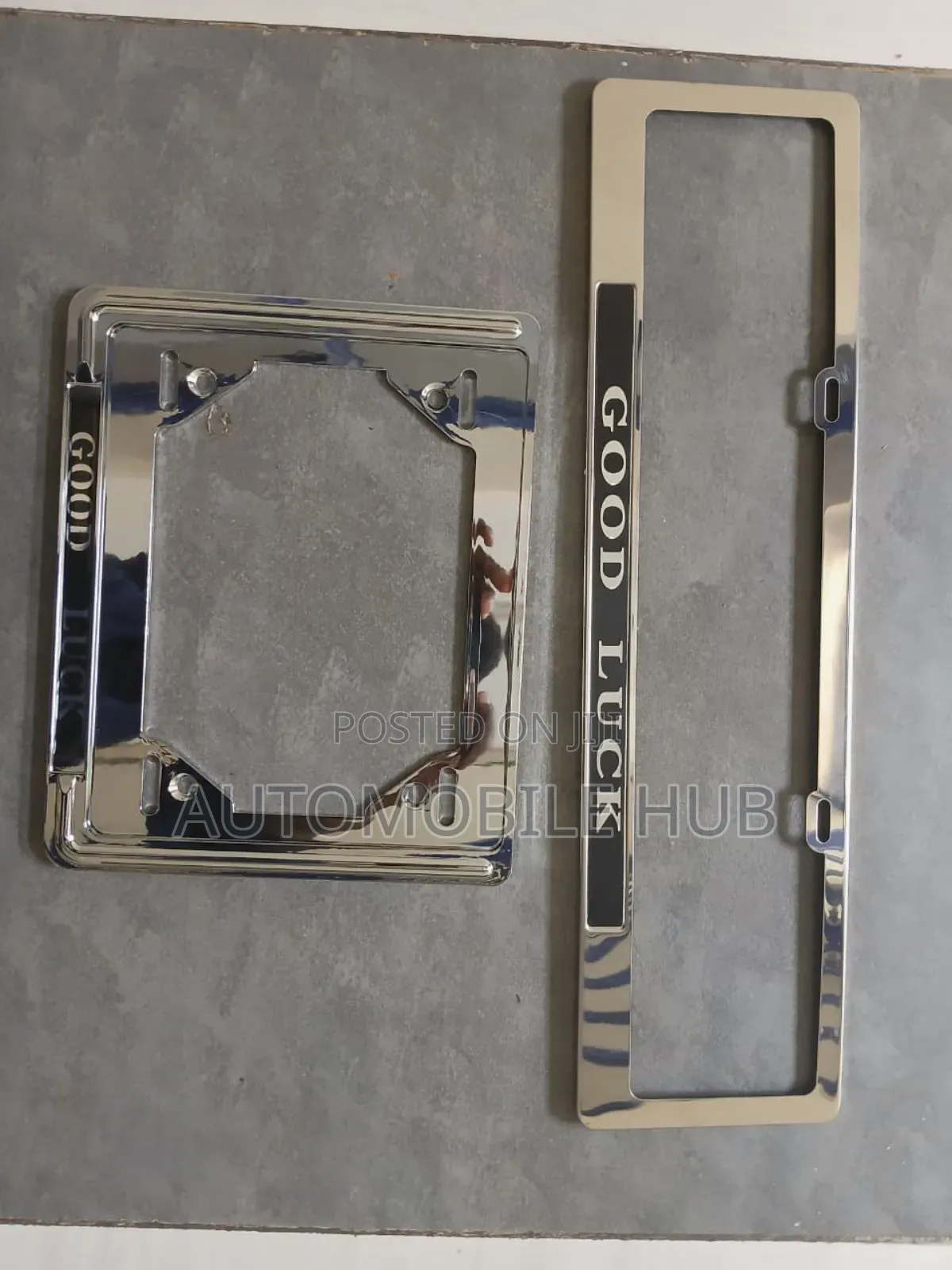 Premium Good Luck Chrome Plate Holder – Shine Protect