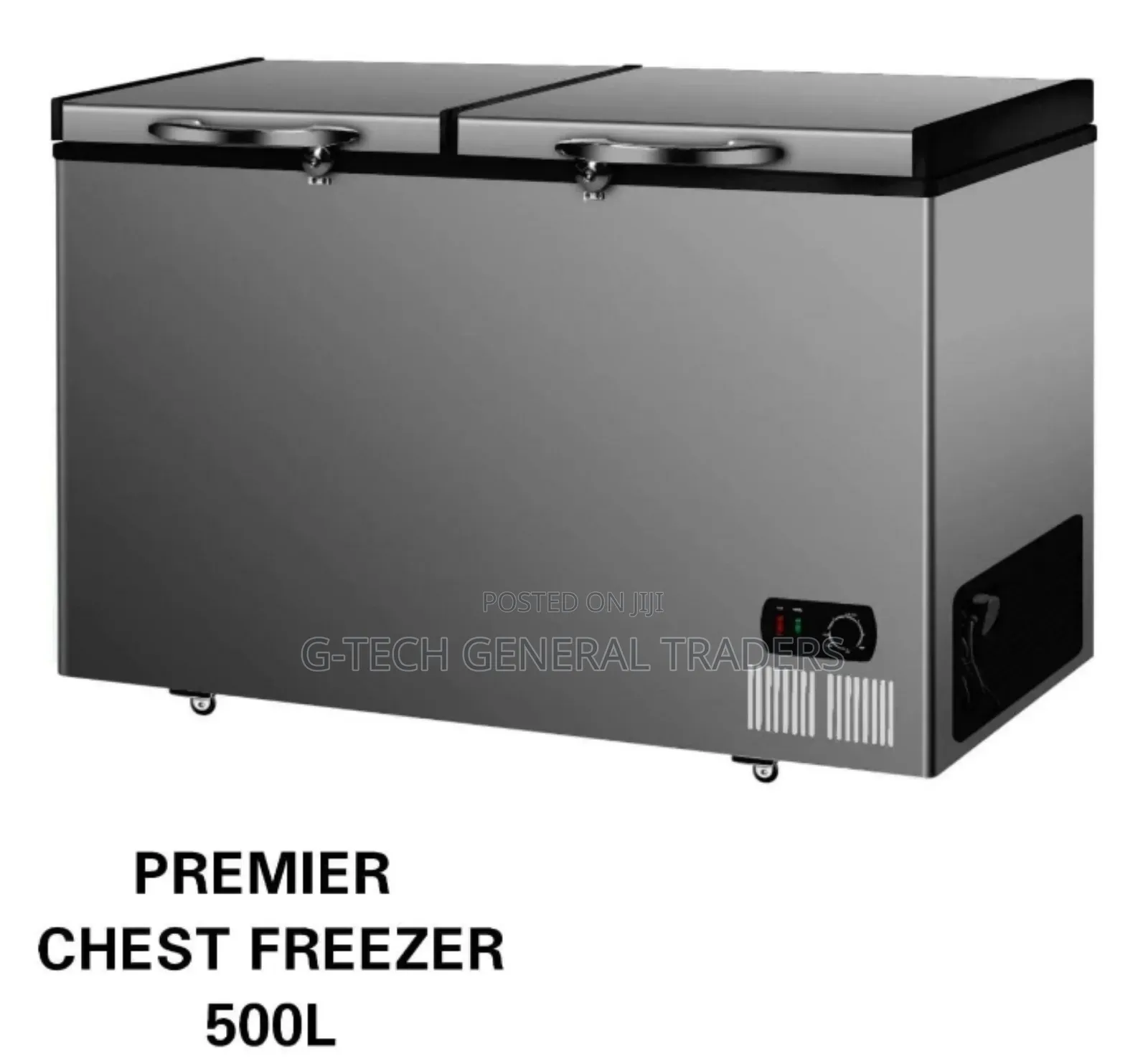 Premier 500l Double Door Energy Saver Chest Freezer