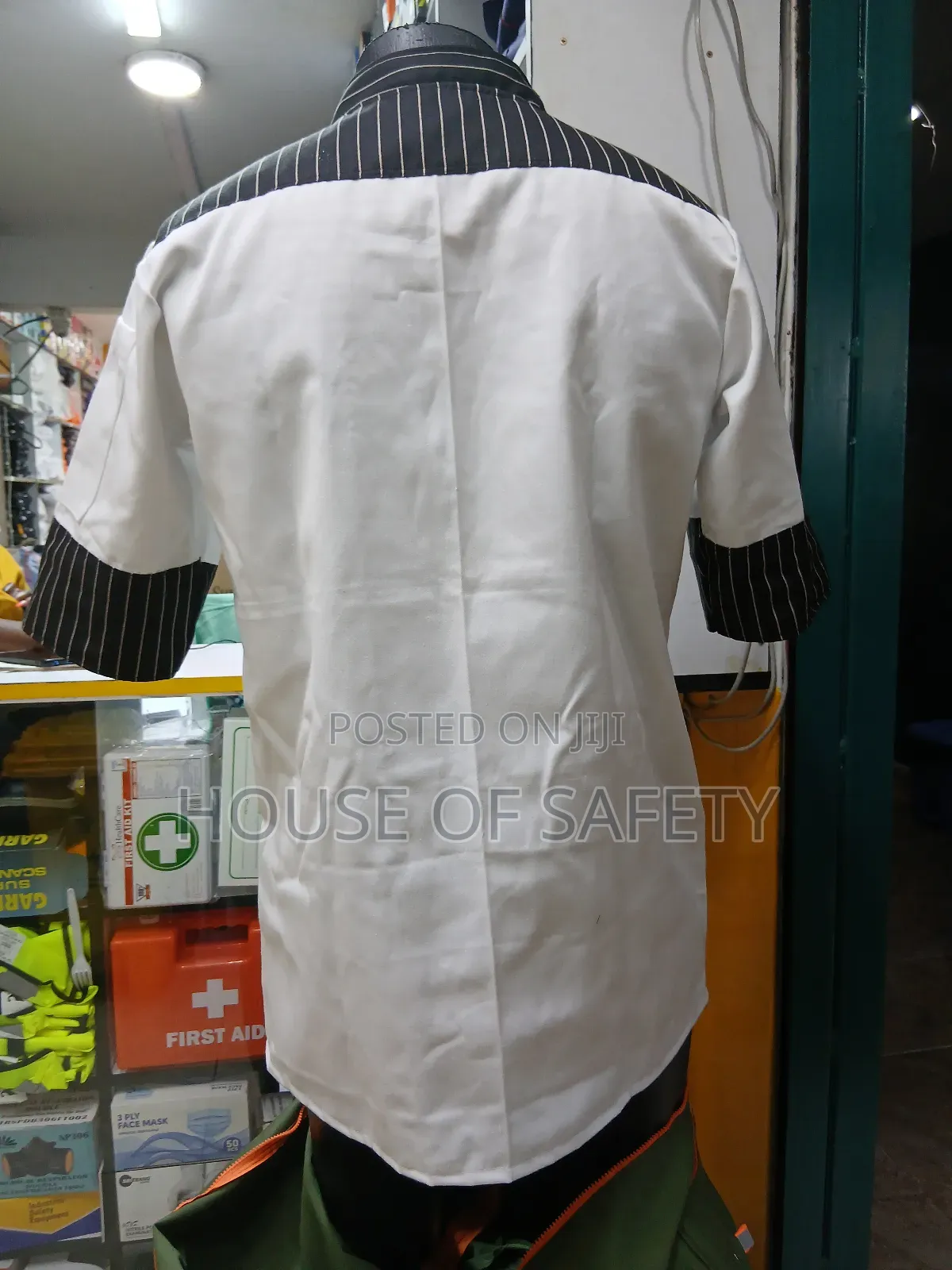 Stripped Shoulders Chef Jackets