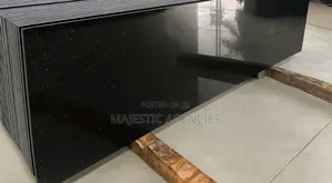 Silver Black Granite Kitchen Slabs 2x8ft