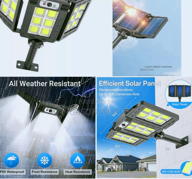 Tripple Sided Solar Light - main view