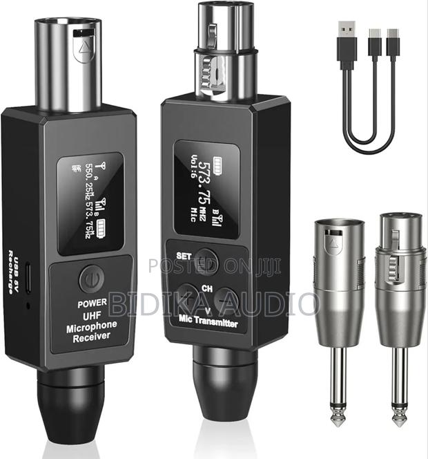 Wireless Microphone Transmitter Receiver - main view