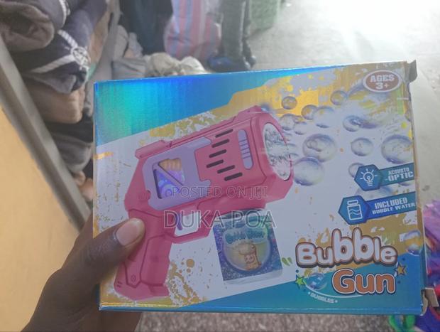 Kids Bubble Gun With Bubble Water - main view
