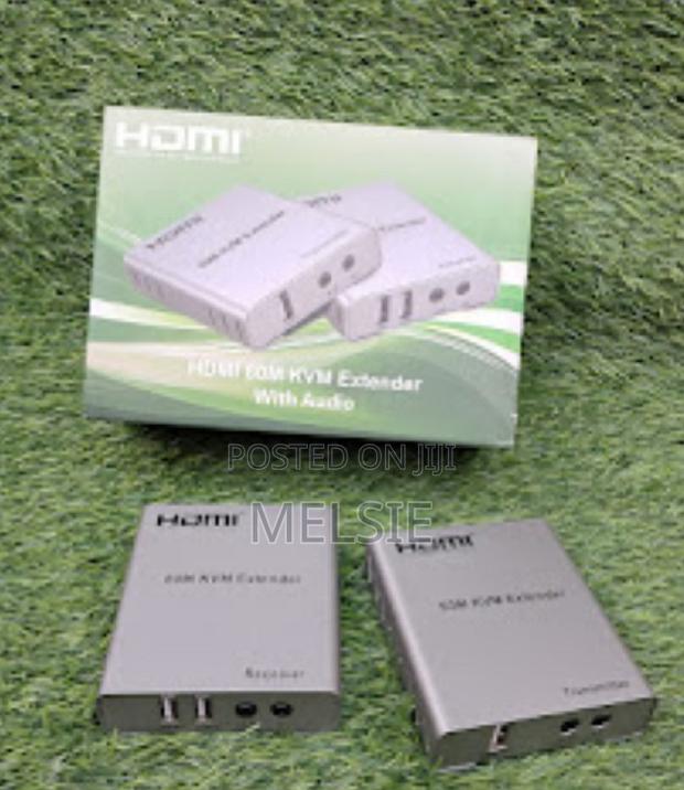 Hdmi 60 Meters KVM Extender With Audio With Plug and Play Multi-System