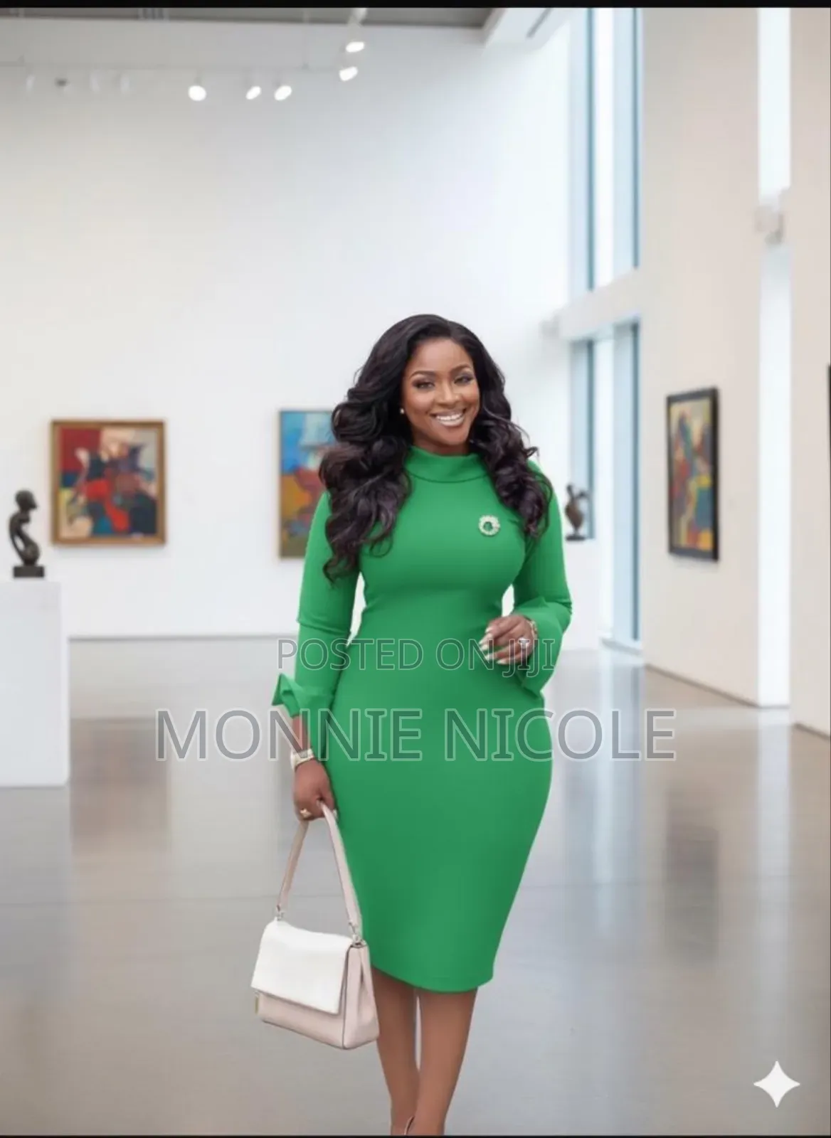 Classy Green Dress/ Official Dress