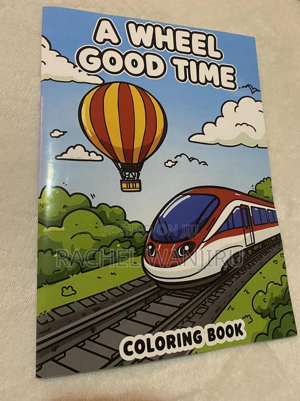 Transport Coloring Book - 25 Pages of Cars, Rockets More