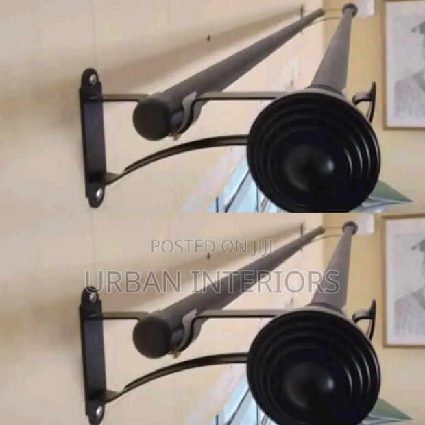 Black Juakali Rods Ready for Installation - main view