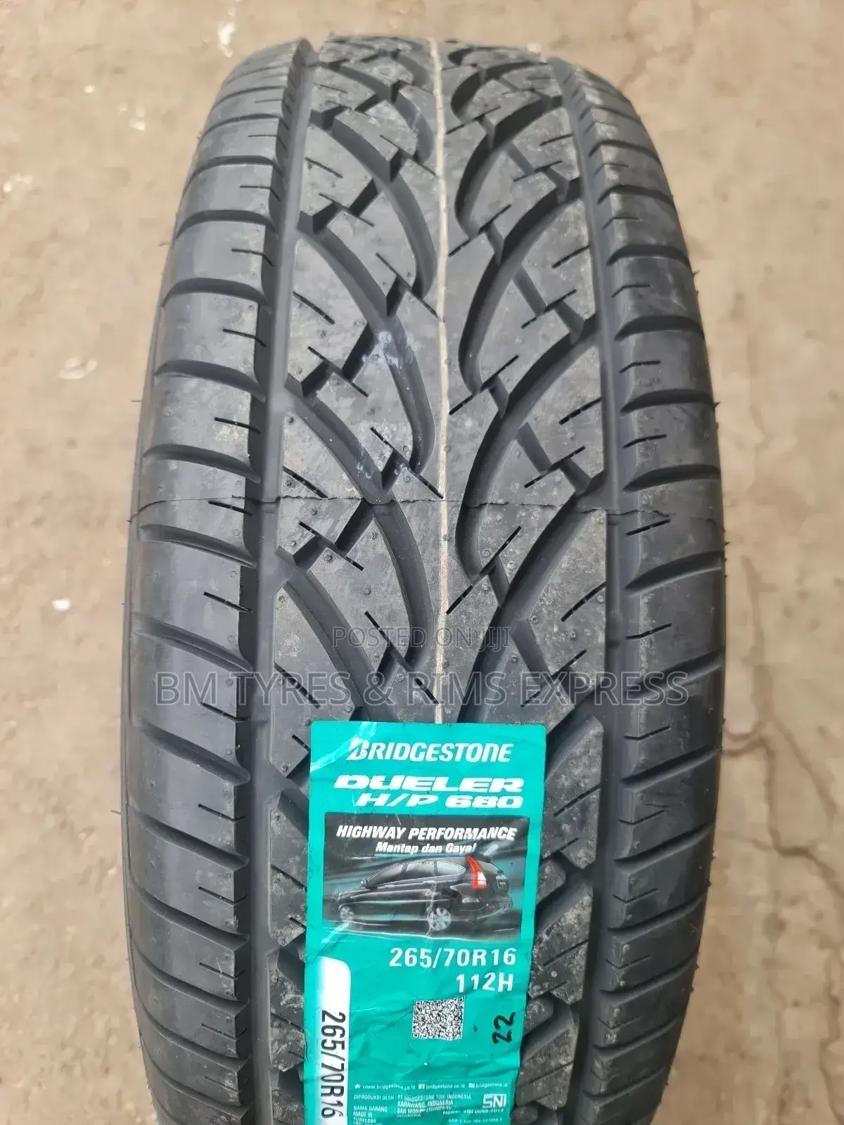 265 /70 R16 Bridgestone Tyres (H/P)