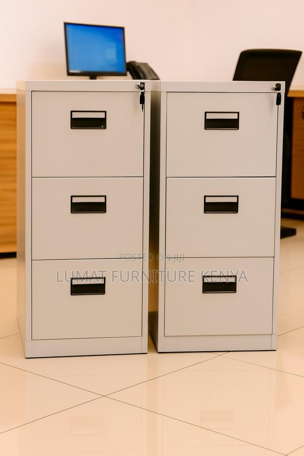 Metallic Filing Cabinet - main view