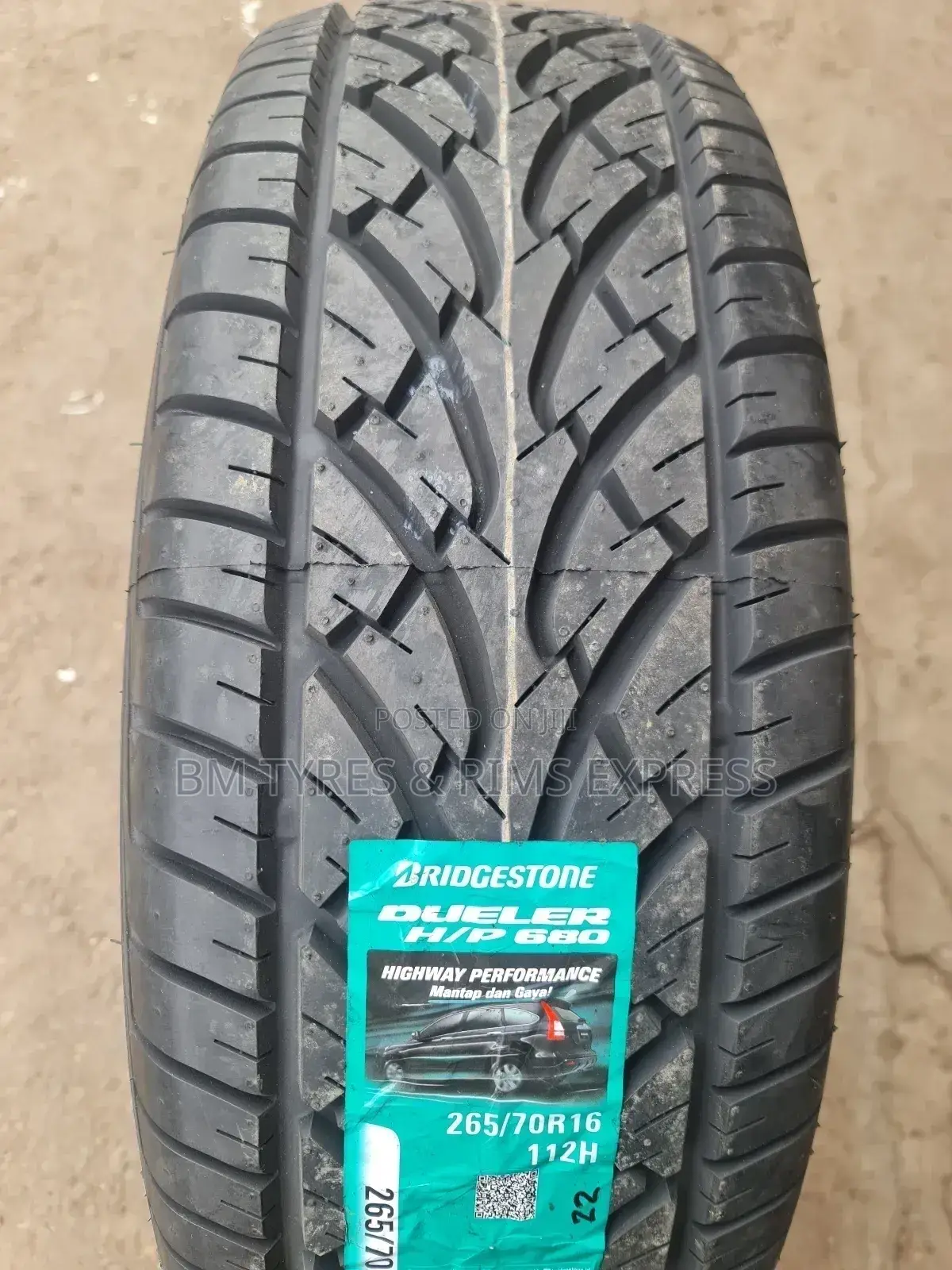 265 /70 R16 Bridgestone Tyres (H/P)