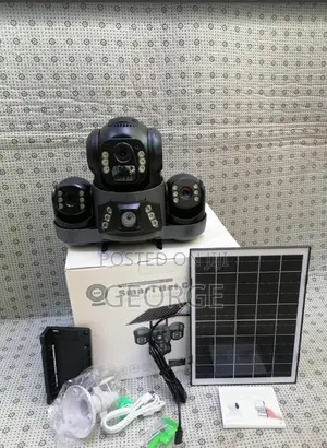 Simcard Enabled Solar Camera Triple Lens V380