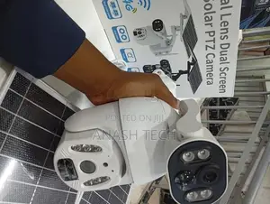 Dual Lens Dual Screen 4g Ubox Solar CCTV Outdoor Camera