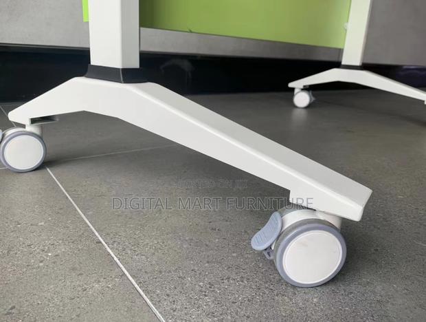 Office Table: White Modern Folding Utility Table - thumbnail 10
