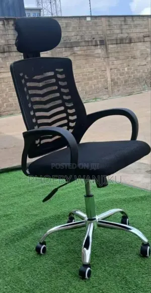 Secretarial Office Chair /With Head Rest /Unassembled