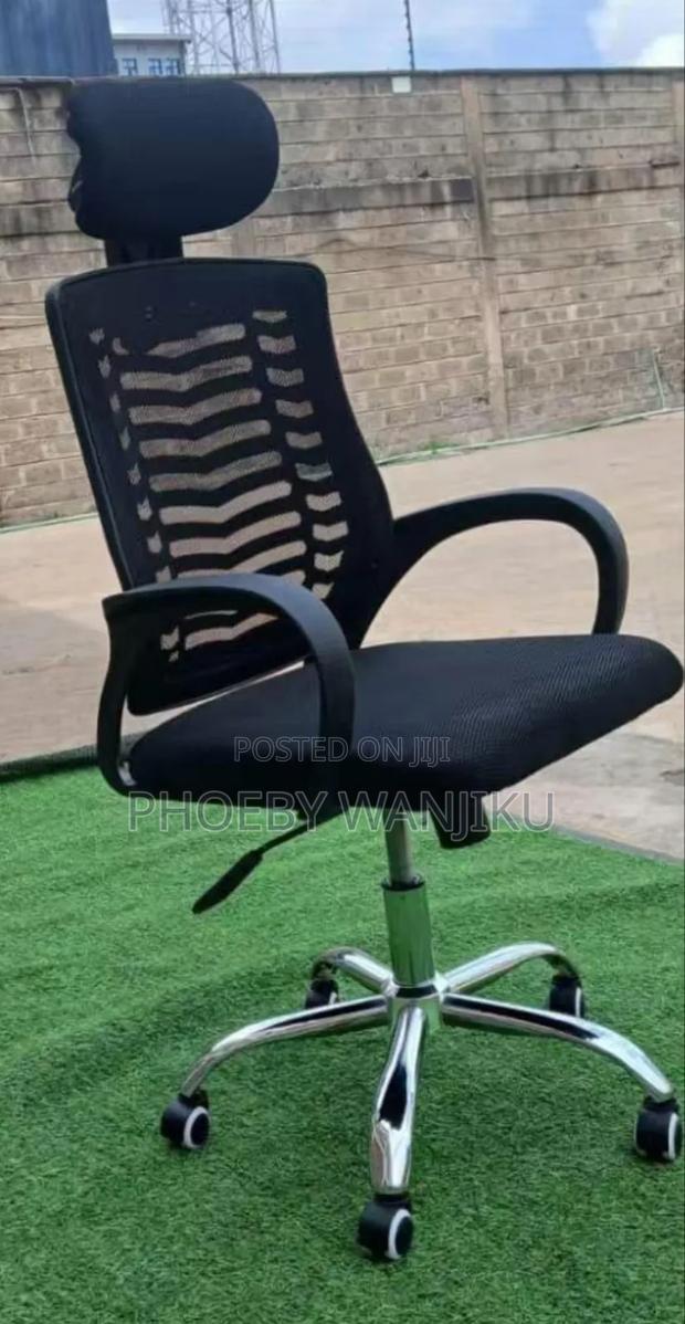 Secretarial Office Chair /With Head Rest /Unassembled - main view