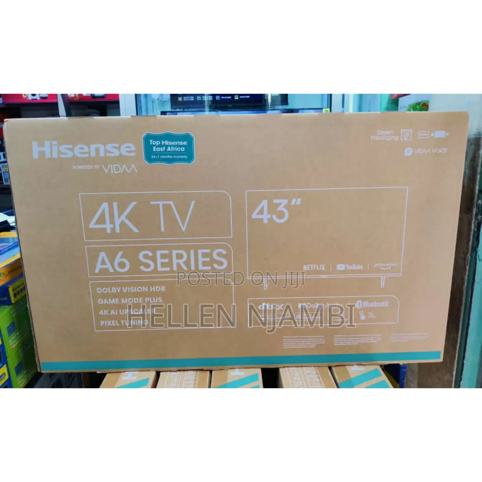 *Hisense 43" Smart A6 Frameless Tv
