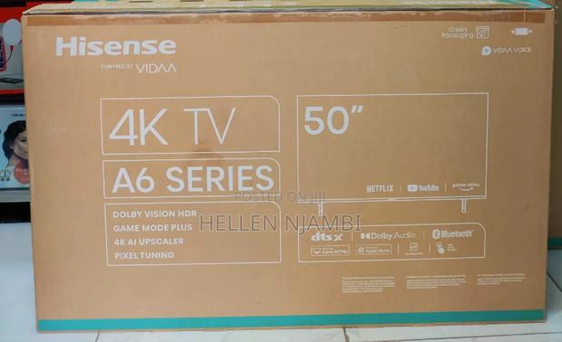 Hisense 50" A6 Smart Tv - thumbnail 2