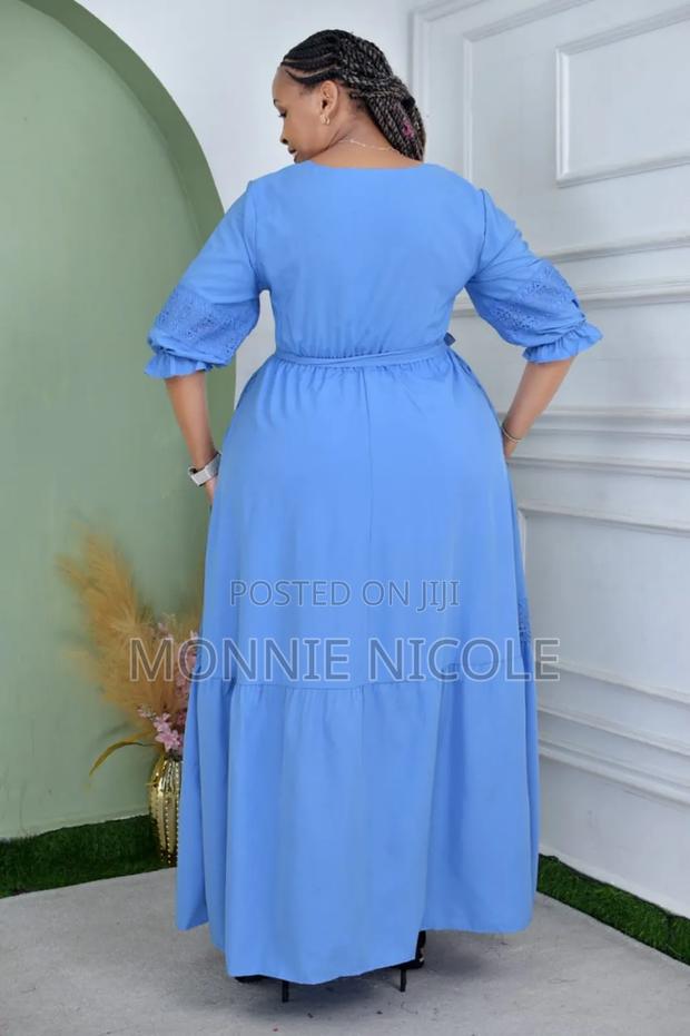 Sky Blue/Light Blue Maxi Dress - thumbnail 2
