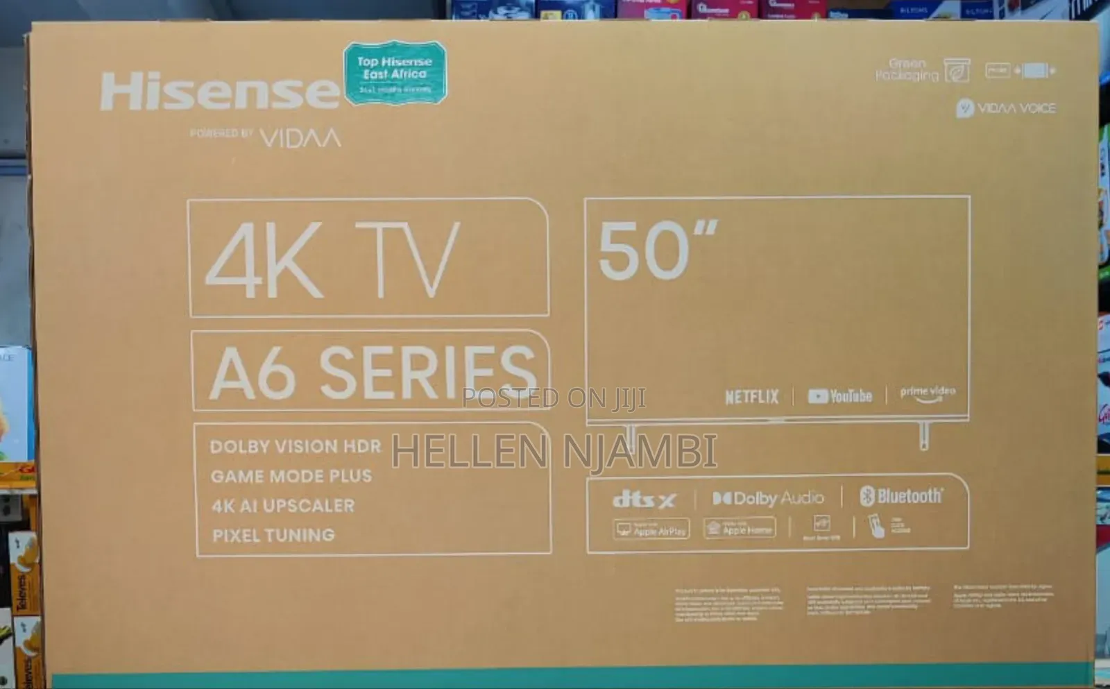Hisense 50inch A6 Series Smart Tv