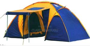 3-in-1 Large Family Camping Tent – 2 Bedrooms + 1 Living Room | 5-8 Sh