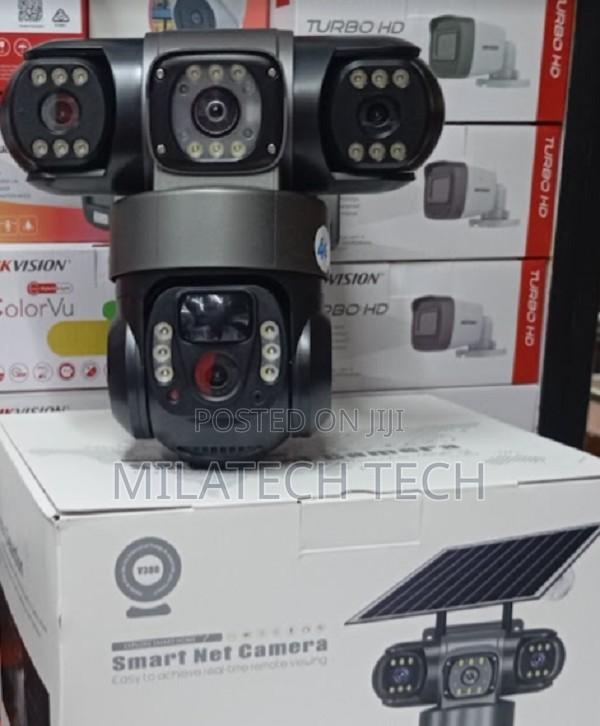 Solar Camera Triple Lens 4g Solar V380 Tripple Nhyt