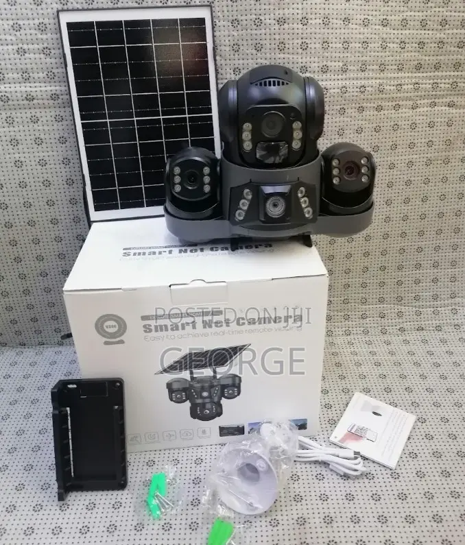3 Eye Ultra Hd Wide 4g Triple Lens Solar Camera