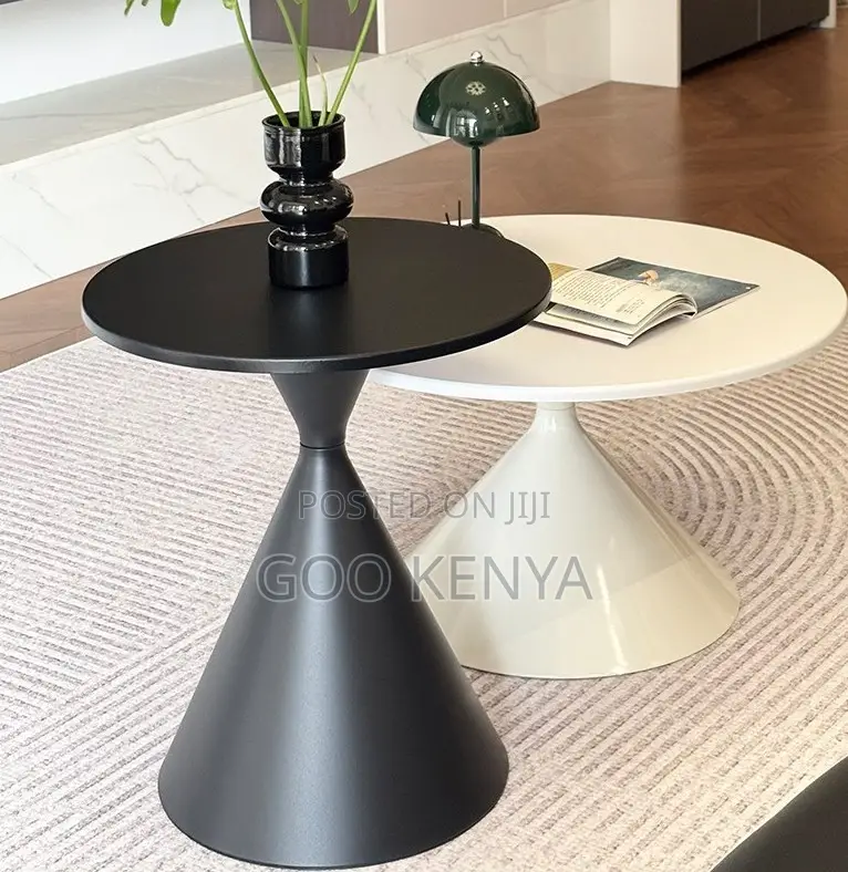 Home Table; Compact Wooden Coffee End Table Set for Home Use
