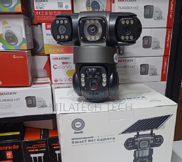 Solar Powered PTZ Camera - (Pir Human Detection 4mp - main view