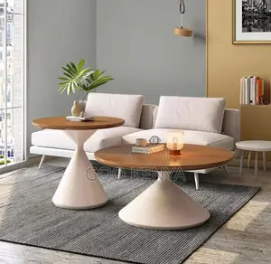 Home Table; Multi-Purpose Living Room Compact Wooden Coffee Table Set