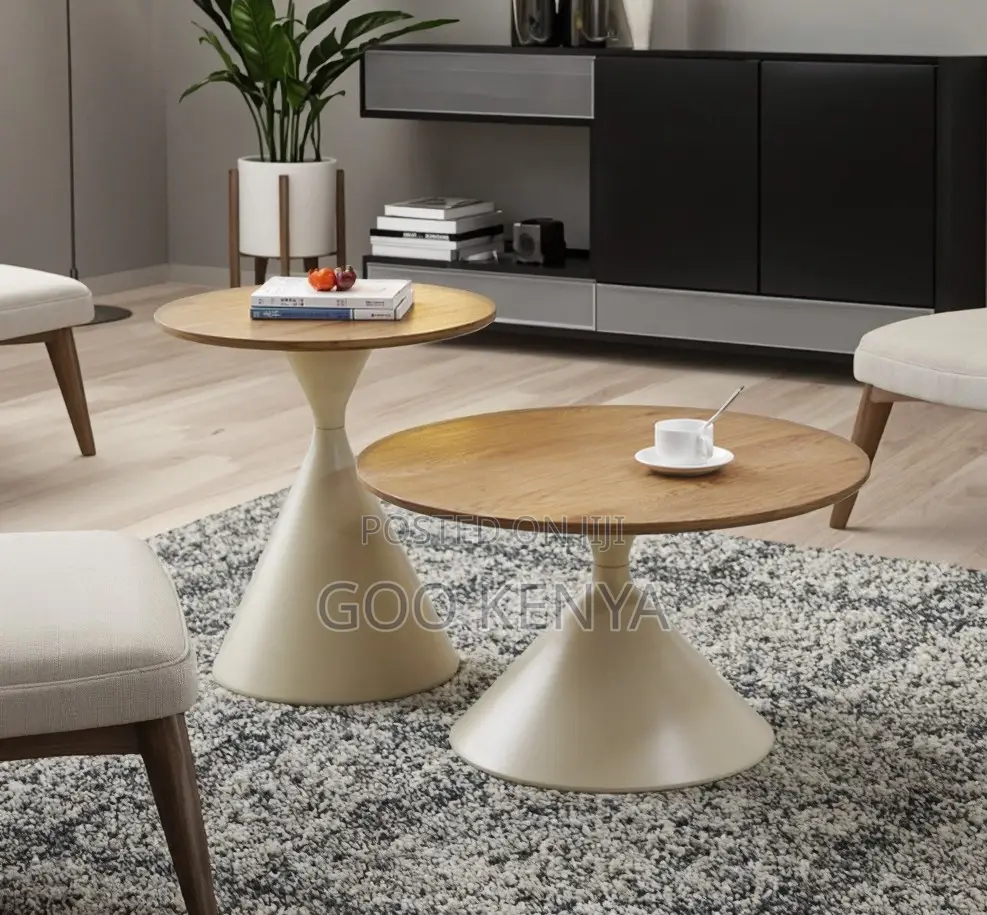 Home Table; Multi-Purpose Living Room Compact Wooden Coffee Table Set