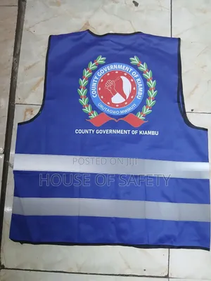Branded Safety Vest With Front Zipper