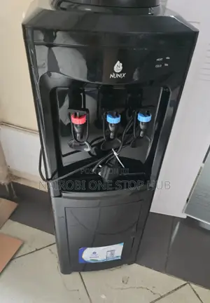 Nunix Floor Standing Water Dispenser With Storage Cabinet