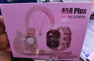 A58 Plus Smart Watch 2.02 With Luxury Jewelry Gift Set