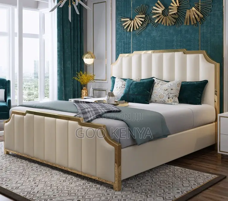 Home Bed; Modern Minimalist Ash Wood Double Bed