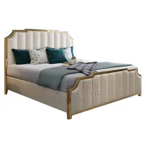 Home Bed; Modern Minimalist Ash Wood Double Bed