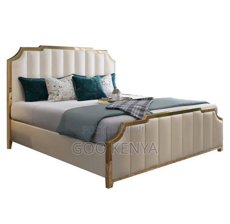 Home Bed; Modern Minimalist Ash Wood Double Bed