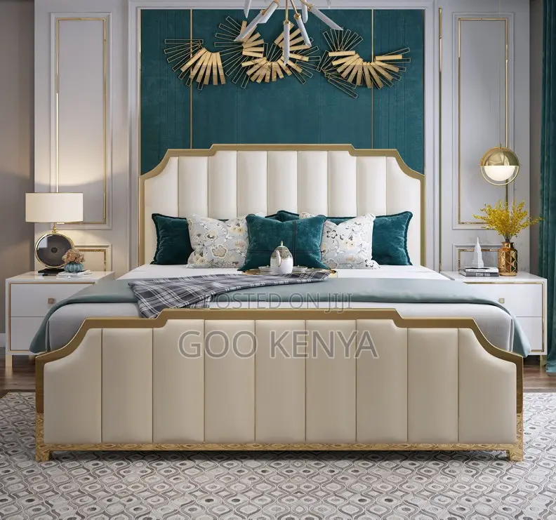 Home Bed; Modern Minimalist Ash Wood Double Bed
