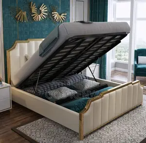 Home Bed; Modern Minimalist Ash Wood Double Bed