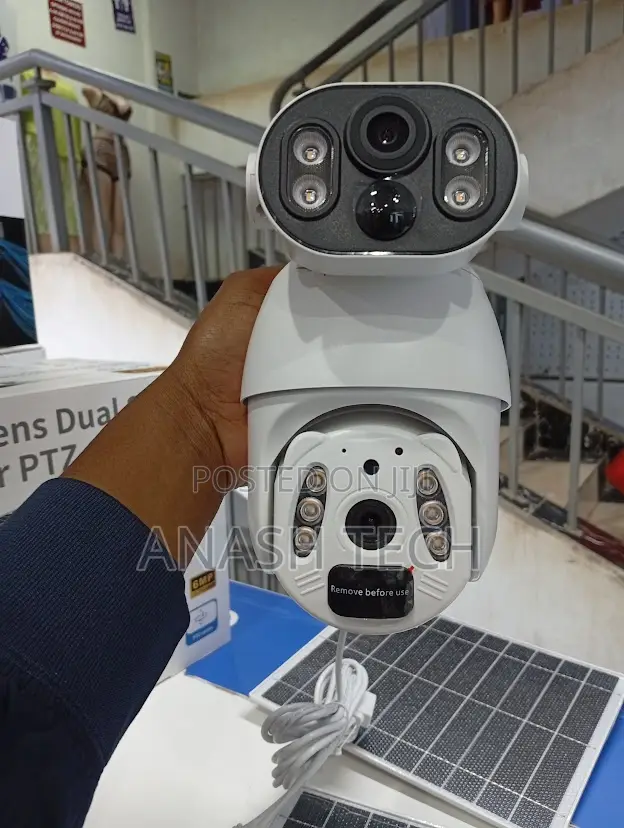 6mp Ubox Dual Lens Solar Stand Alone Camera 4g